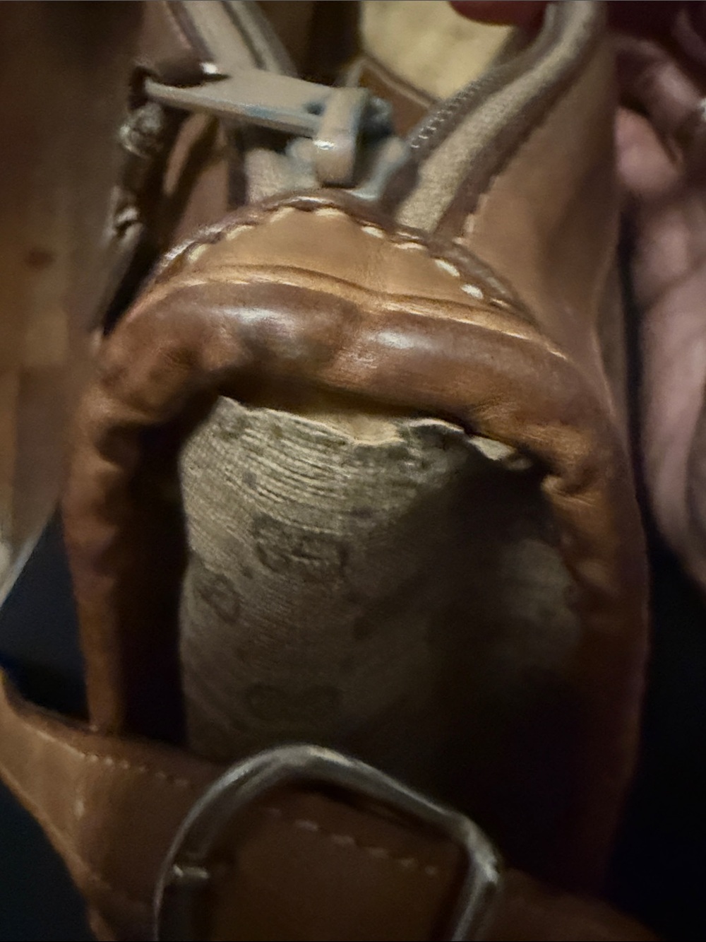 Authentic Gucci Monogram Shoulder Bag - Picture 9 of 11